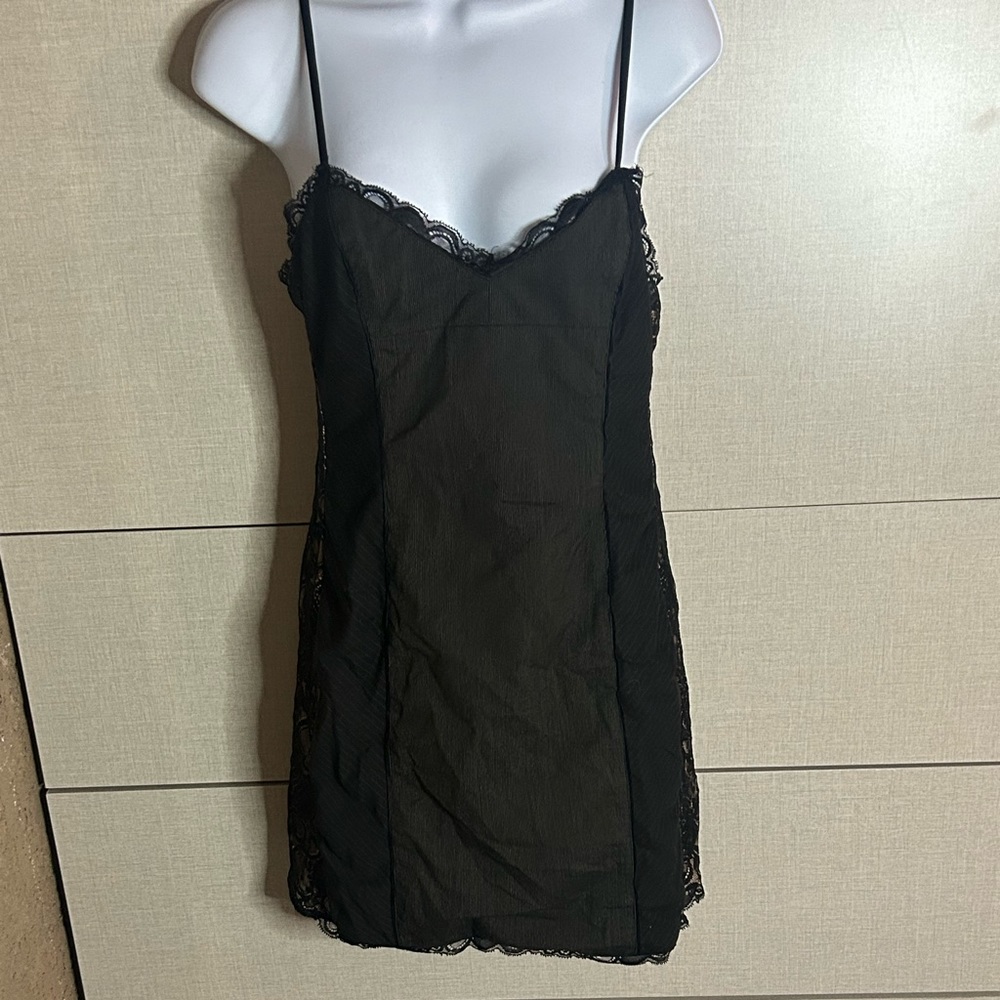 Bebe Lace Mini Dress